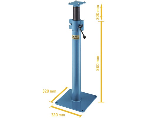Standlift voor Heuer 160 mm bankschroef