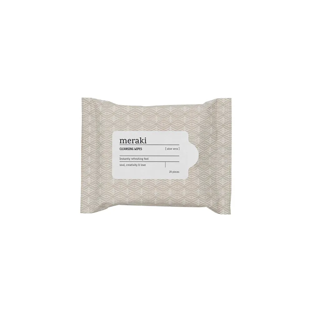Meraki Cleansing Wipes Aloe Vera - 20 stk.