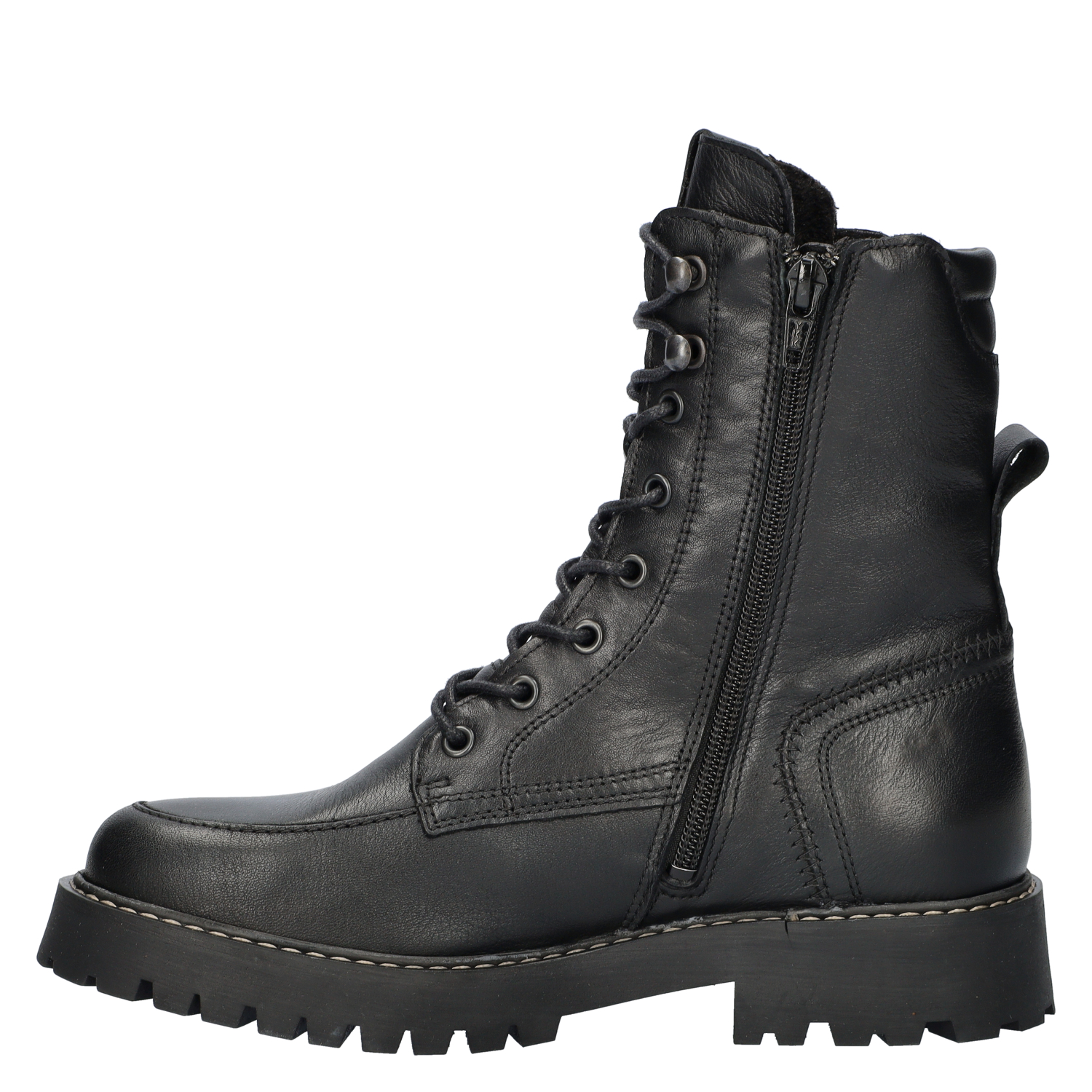 dames veterboot Nelson Zwart