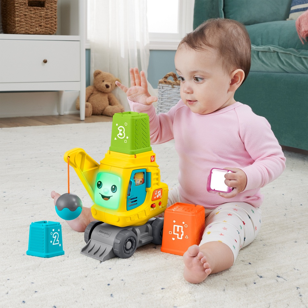 Fisher-Price Zähl- und Stapelkran
