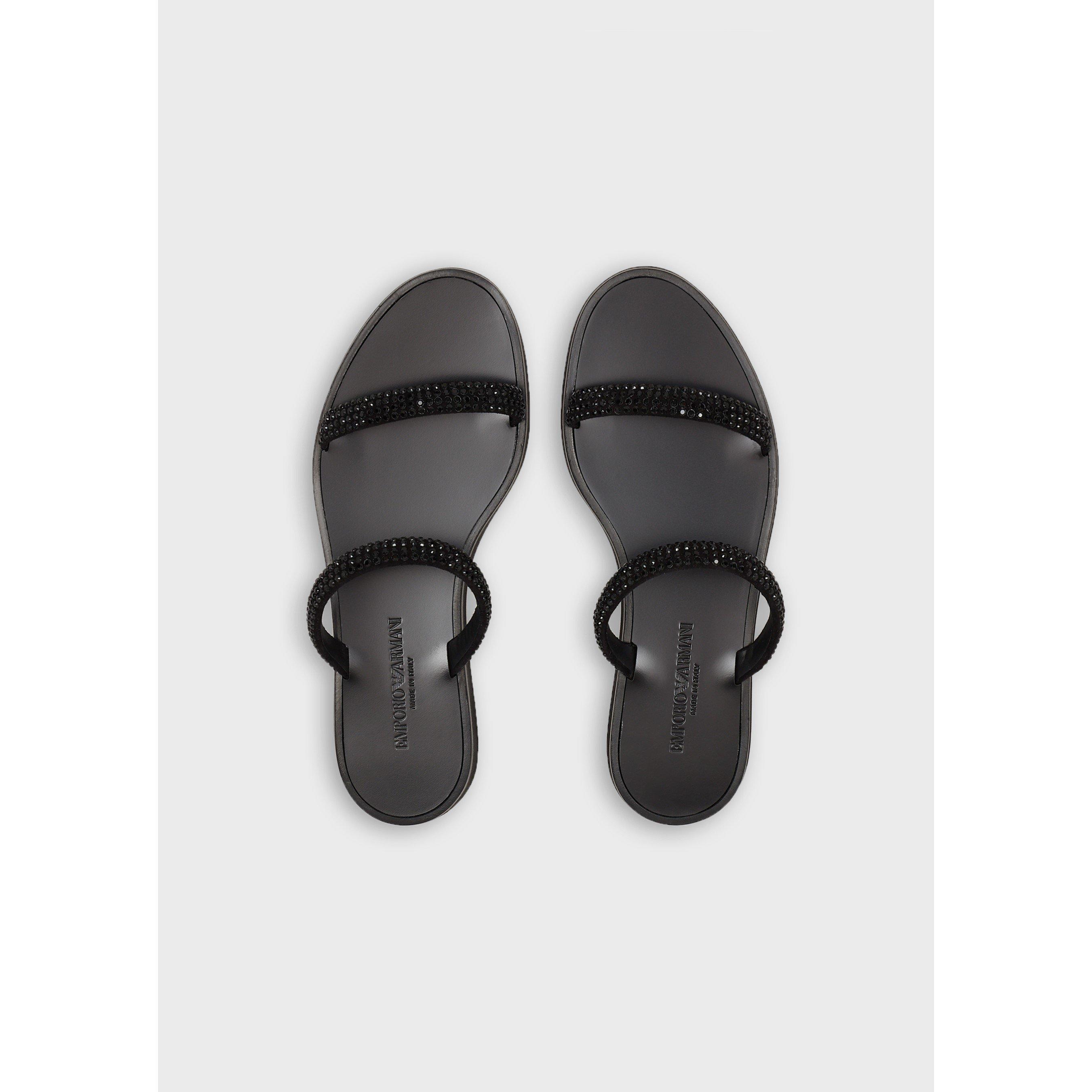 Emporio Armani 2 Strap Sandals