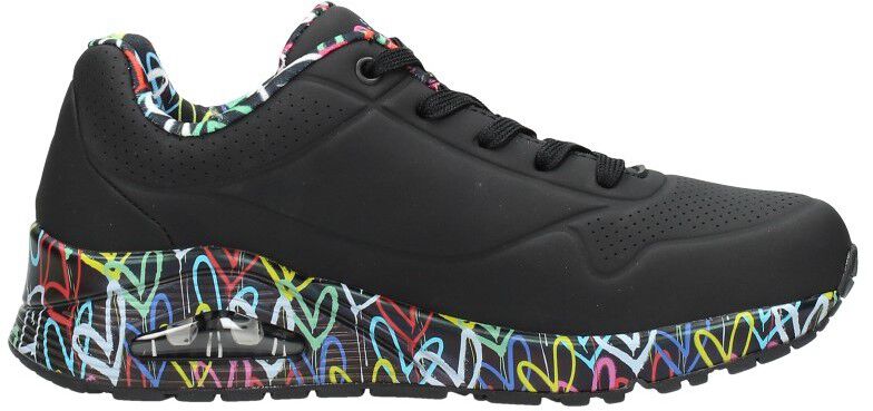 Skechers Uno Loving Love zwart