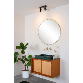 Lucide badkamer duospot Lennert IP44 zwart