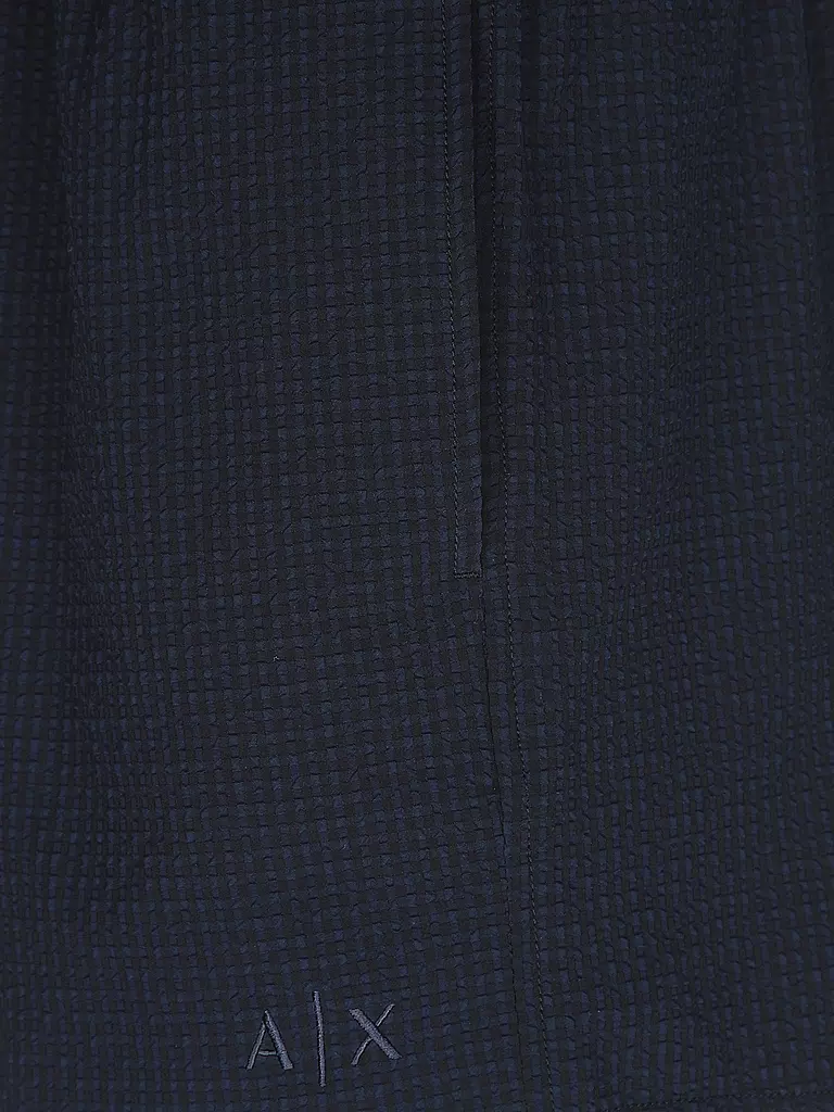 ARMANI EXCHANGE Badeshort SEERSUCKER blau