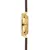 Sternglas Naos Gold Automatik 38mm Bridle dunkelbraun