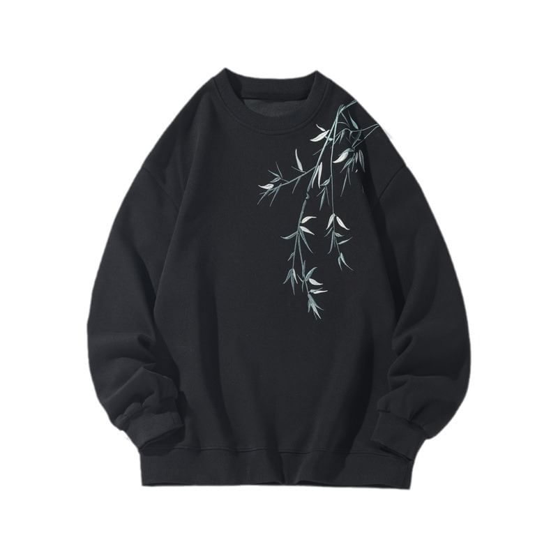 Obikan - Sweatshirt met ronde hals en borduursel