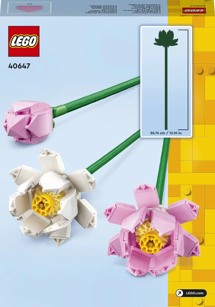 LEGO®ICONIC 40647 - LES FLEURS DE LOTUS