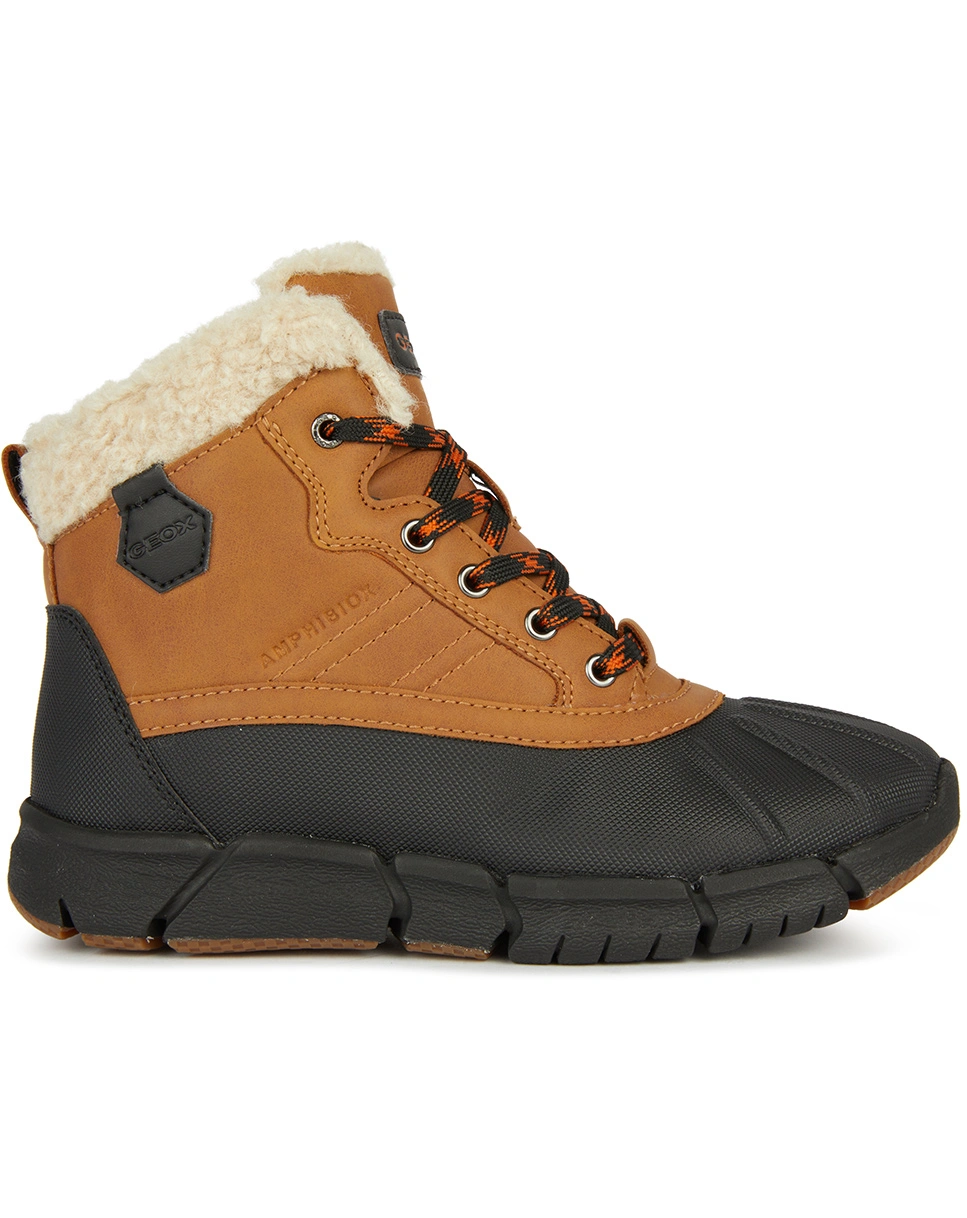 Winterboots FLEXYPER ABX E gefüttert in cognac/black