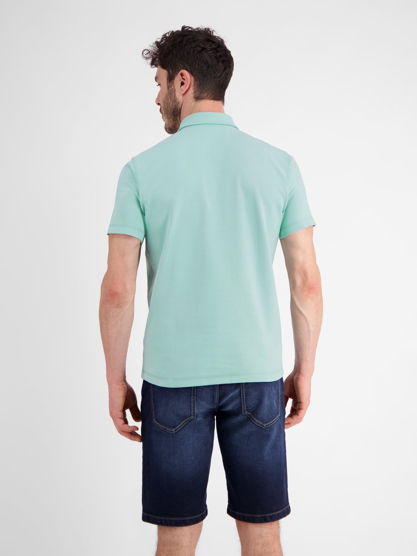 Poloshirt für Herren mit Reißverschluss in Cool & Dry Qualität