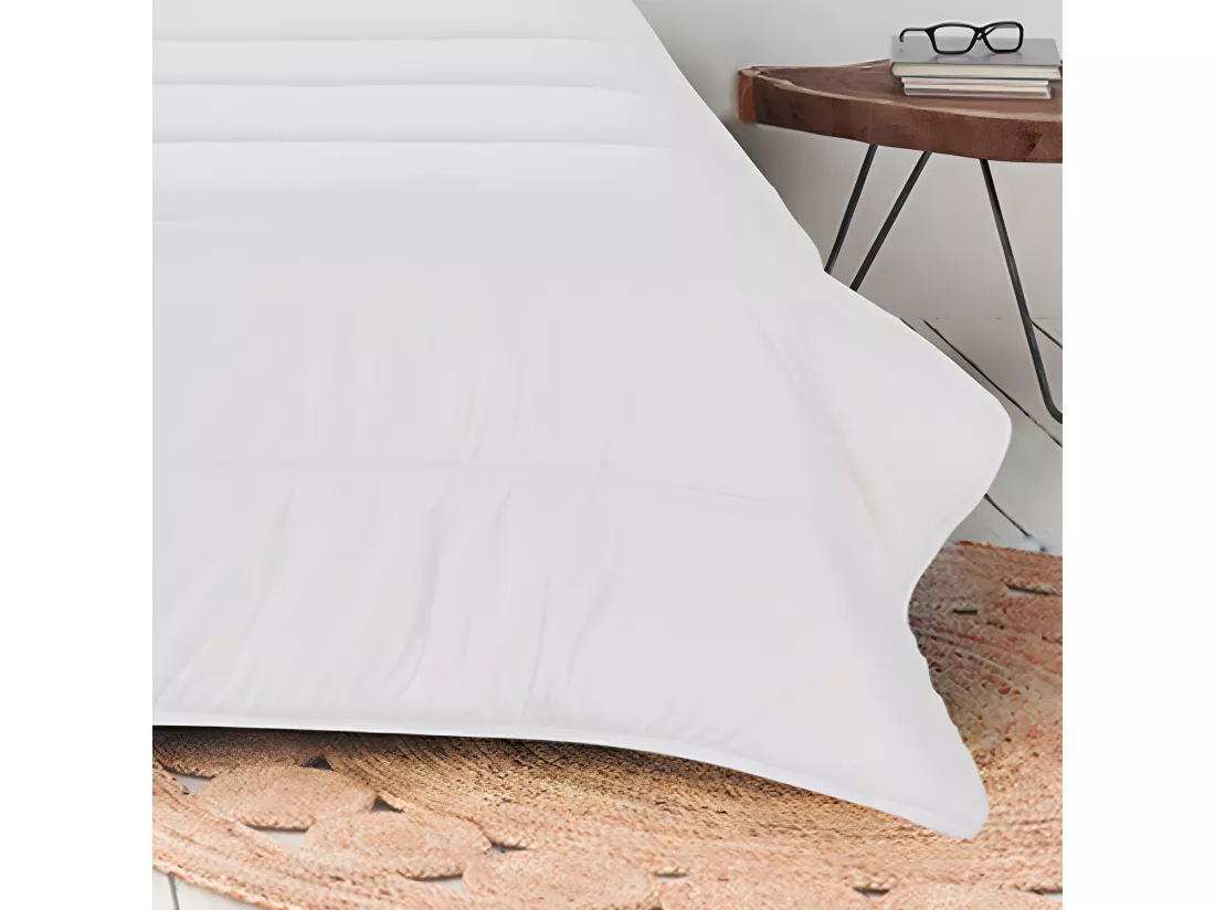 OLYMPE LITERIE | Pack DOUCE NUIT Surmatelas + Protège matelas + Couette + Oreiller 160x200 cm