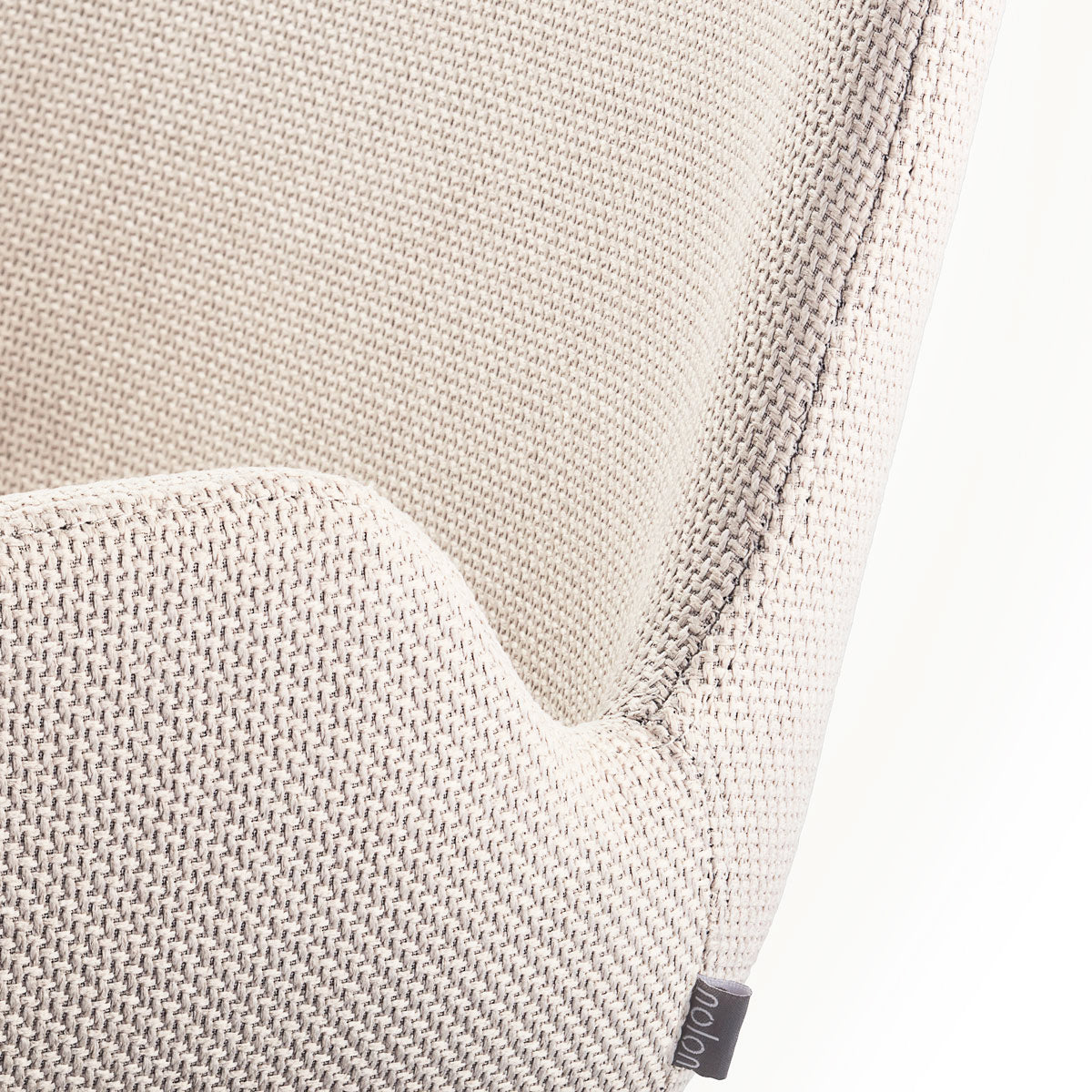 Nolon Nout-Eef Bureaustoelen Set van 2 - Beige - Wit Onderstel