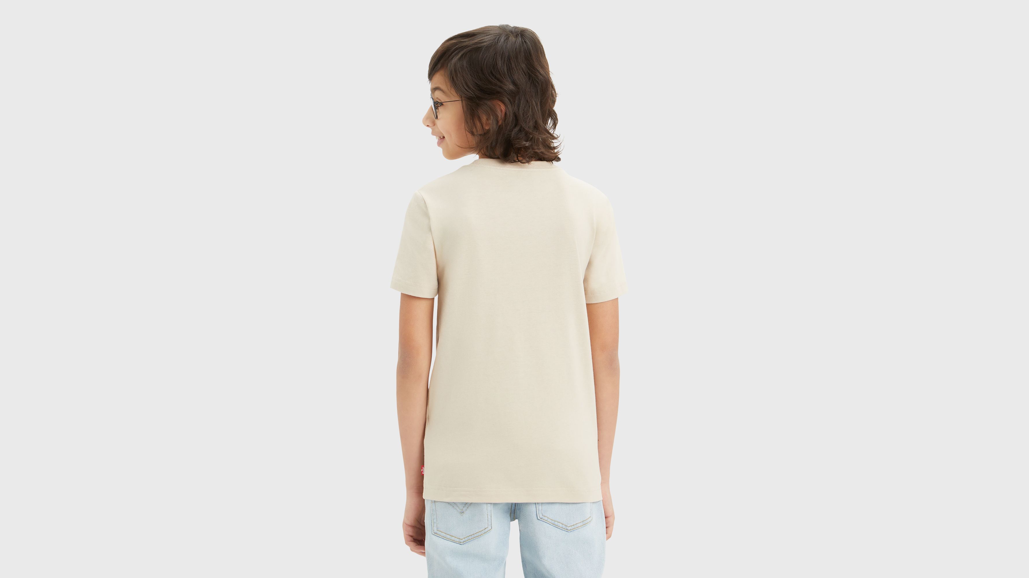 Ado t-shirt Batwing sur la poitrine - Oxford Tan - Beige