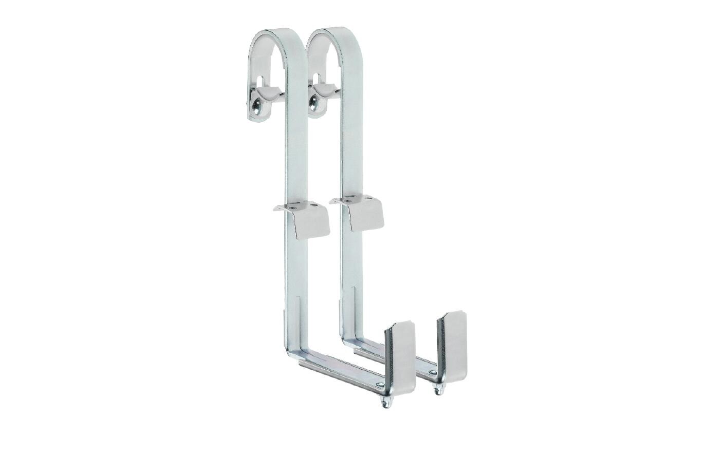 Balkonkistenträger Rundgeländer 2x verstellbarBlumenkastenhalter für Rundgeländer 2x verstellbar