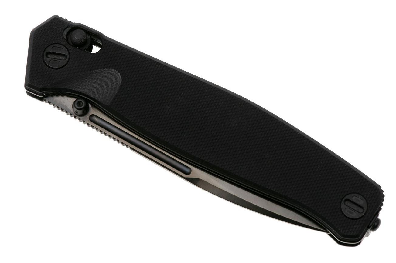 Real Steel Huginn Ultra 7654BB, Black S35VN, Black G10 zakmes, Ivan Braginets design
