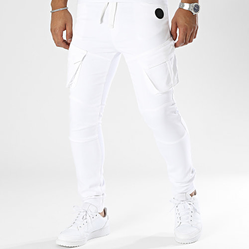 Pantalon Cargo Blanc