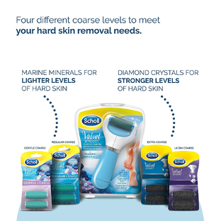 Scholl Voetvijl Elektrisch Velvet Smooth Regular Blauw 1ST