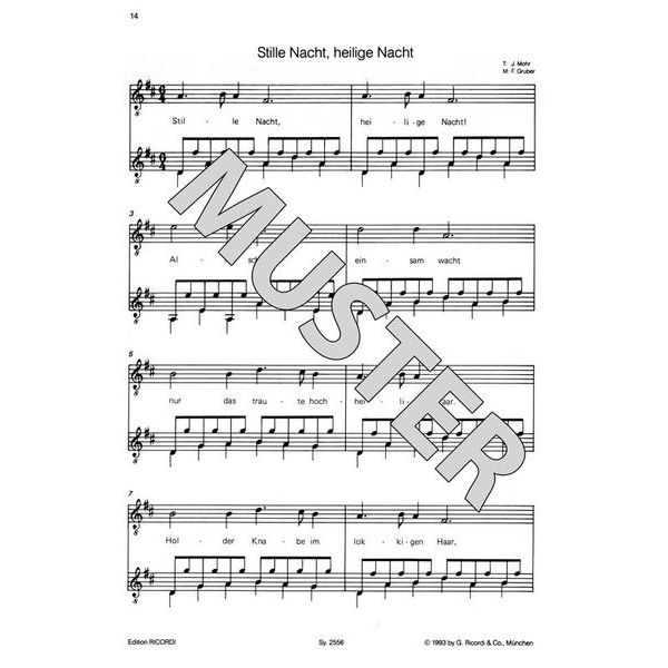 Ricordi Spielsachen Gitarre Weihnacht
