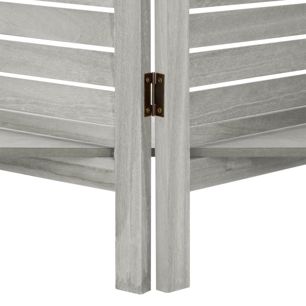 PARAVENT 3 ETAGES TIAM GRIS D.120X26X170CM