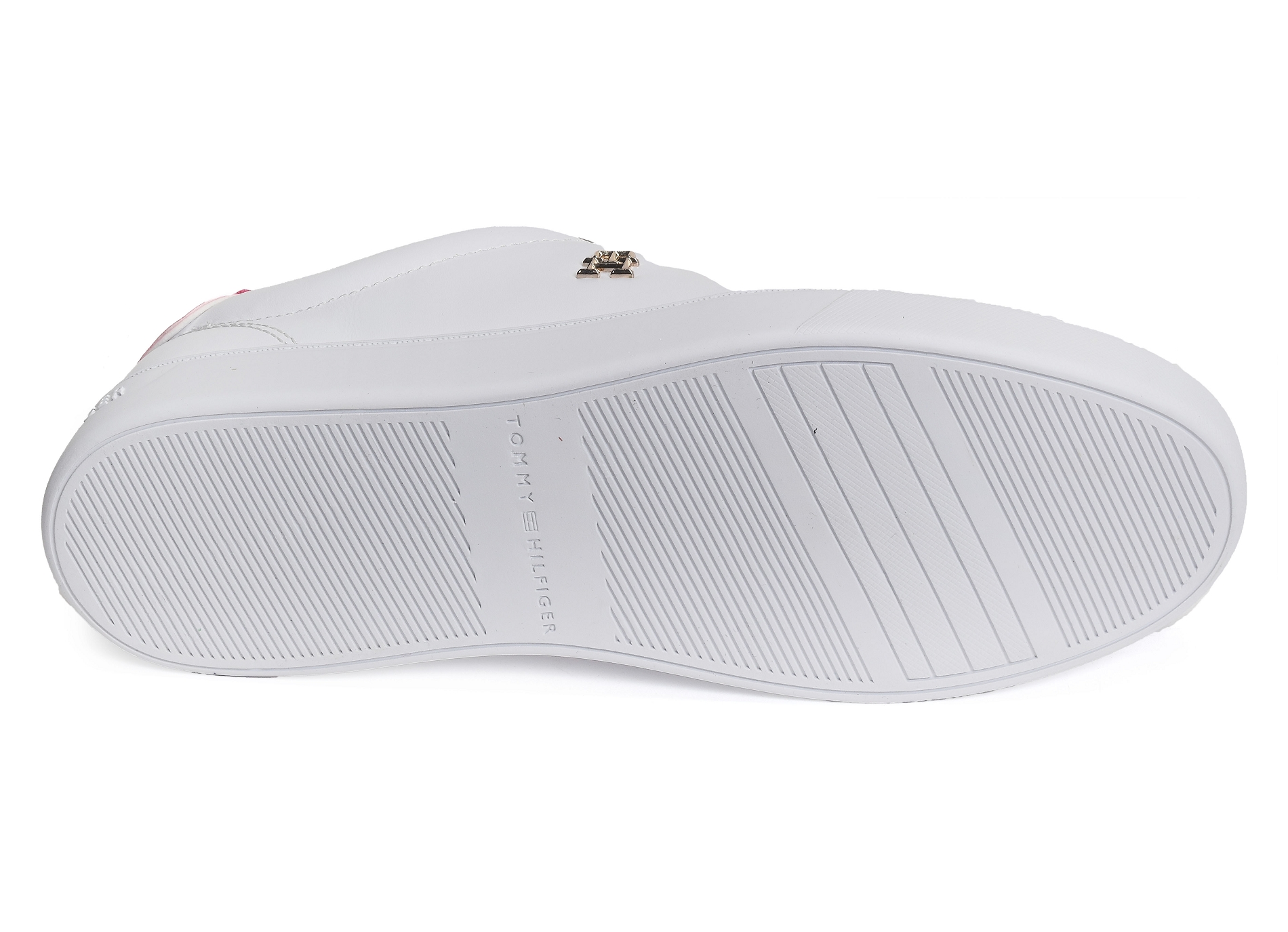 Elevated essential court sneaker 7377 blanc rose