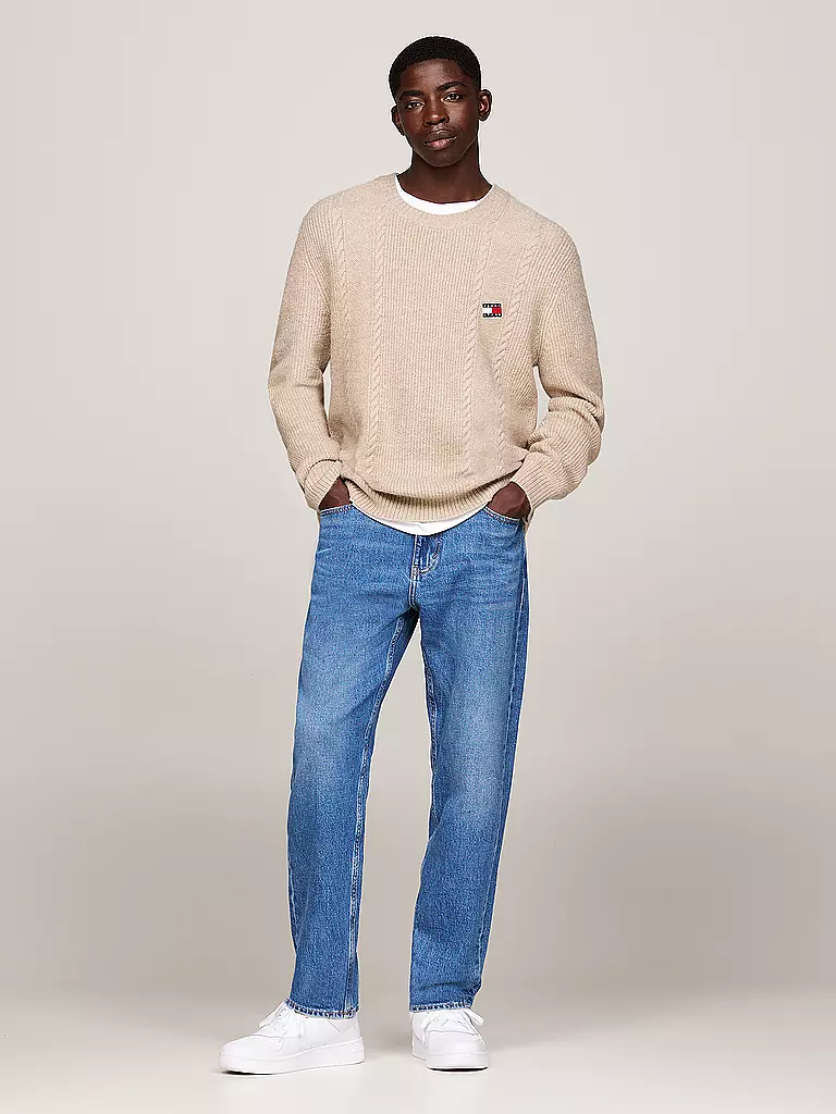 TOMMY JEANS Pullover beige