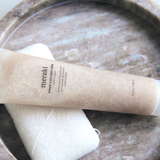 Meraki Apricot & Rice Body Scrub, 150 ml