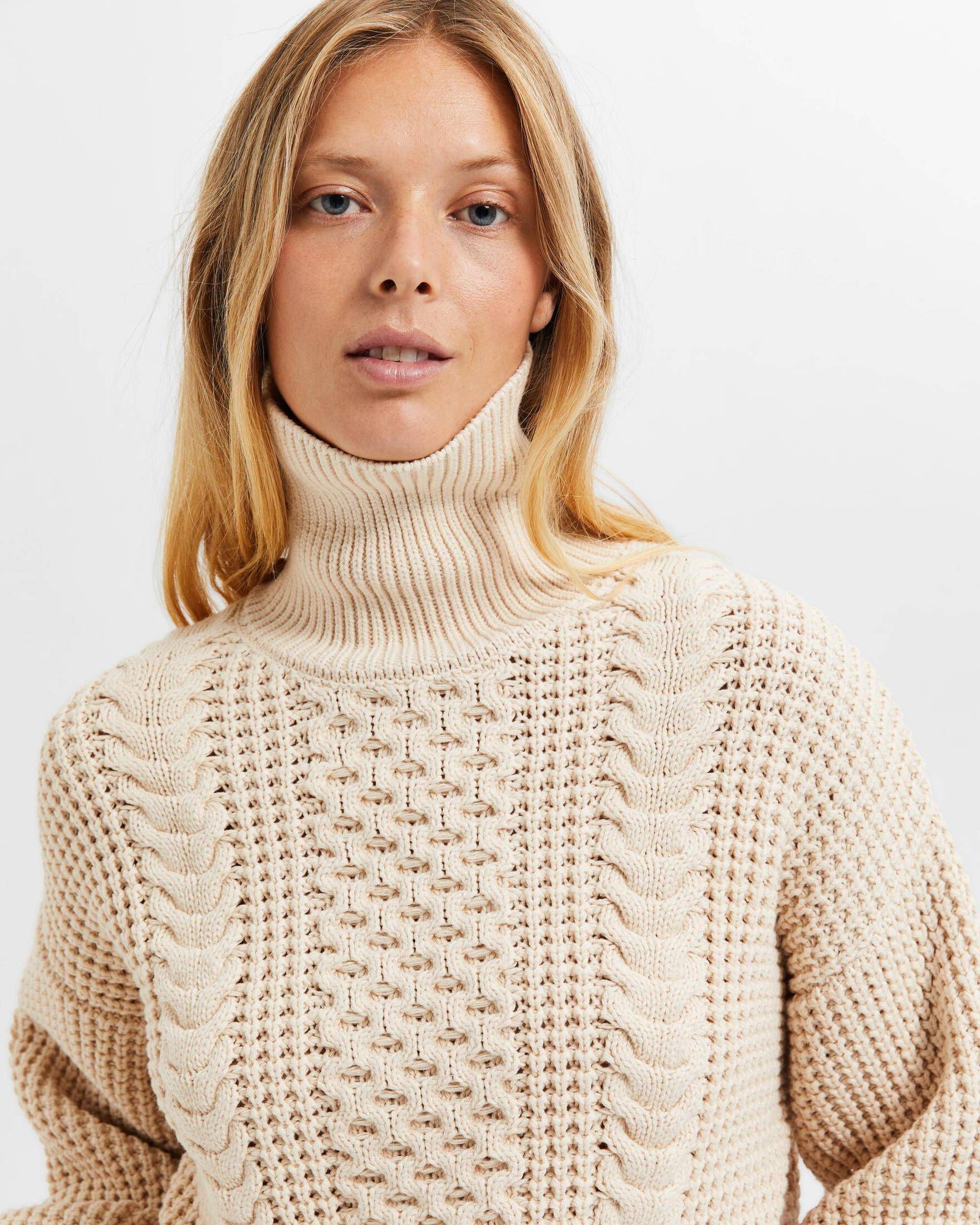 Selected Femme| Damen Rollkragenpullover SLBBIRTHA KNIT
