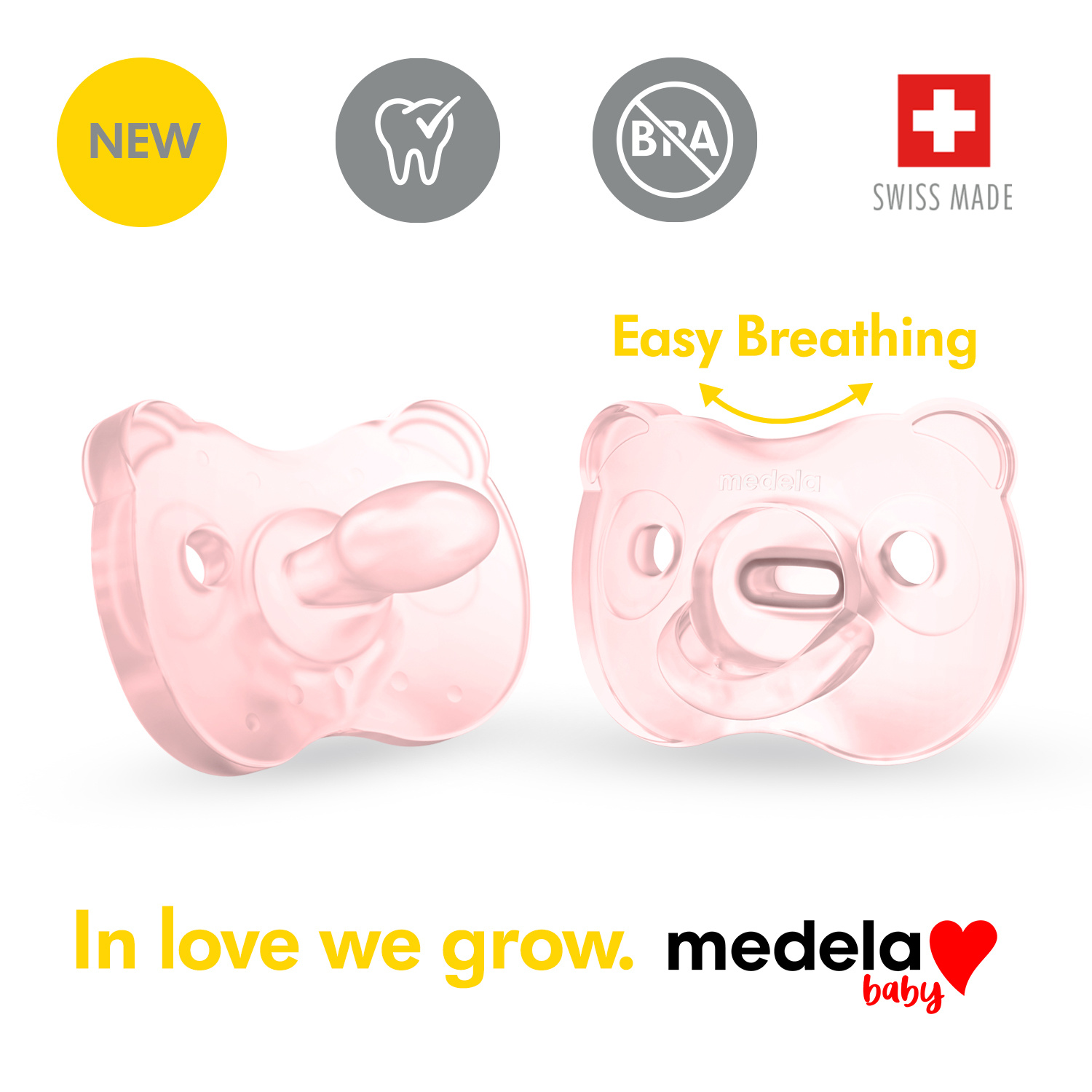 MEDELA Baby Nuggi Soft Silicone<br>1 Stück, 0-6 Rosa