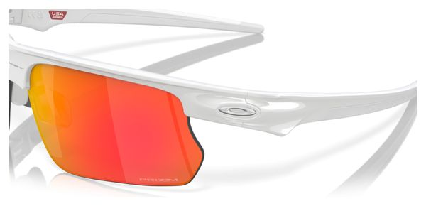 Lunettes Oakley BiSphaera Blanc Polished / Prizm Ruby - Ref : OO9400-0368