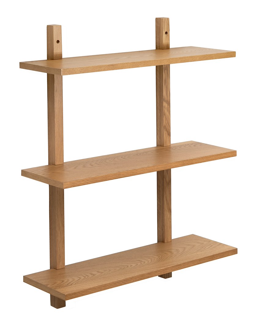 Torino vegghylle eik natur 60 cm bred 85,5 høy