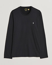 Polo Ralph Lauren Liquid Cotton Long Sleeve Crew Neck T-Shirt Black