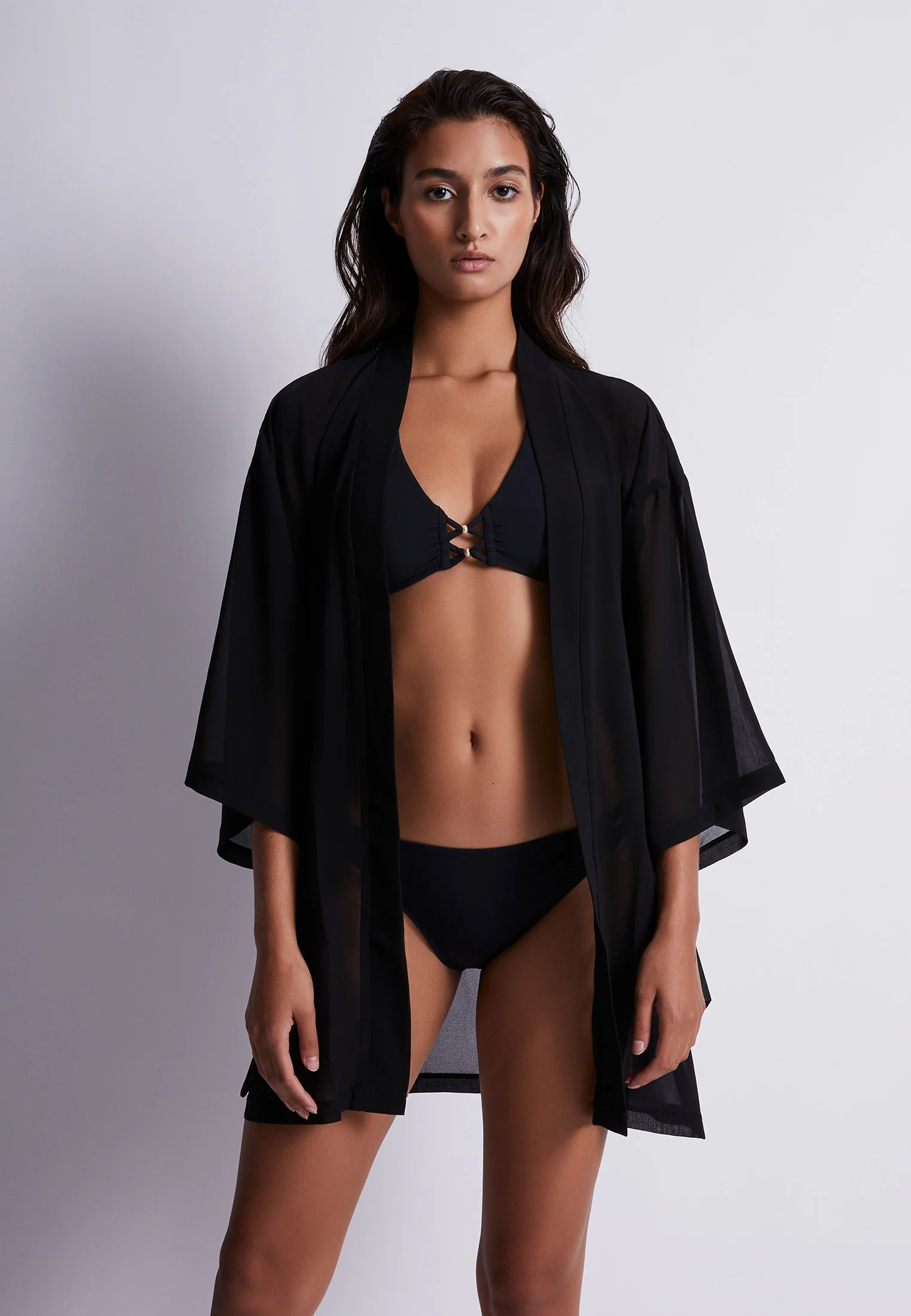 EVENING SAND - Kimono | Noir
