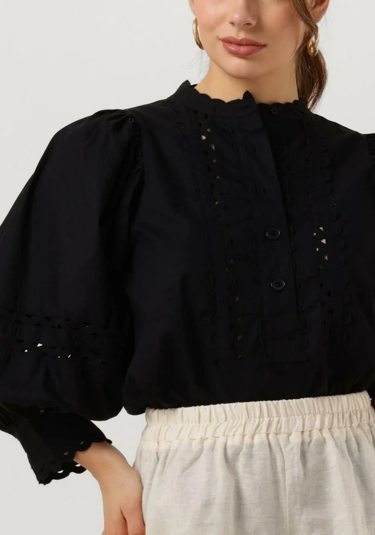ANTIK BATIK zwarte antik batik blouse roda blouse