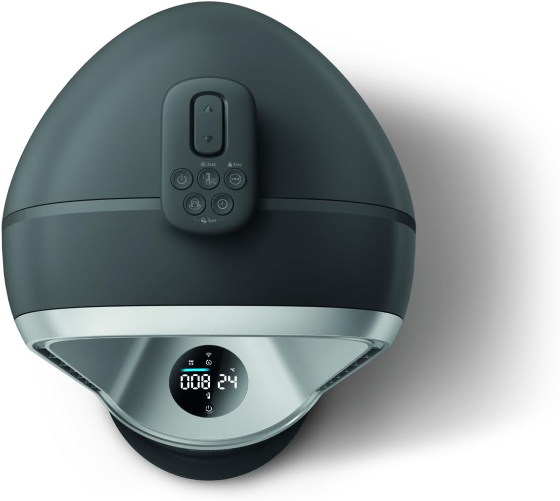 Philips Air Performer 3-in-1: Luftreiniger, Heiz- und Kühlgebläse - Reinigt 70 m², Entfernt 99,97% der Allergene und Schadstoffe. HEPA-Filter, Intelligente Sensoren, Alexa, App. (AMF870/15)