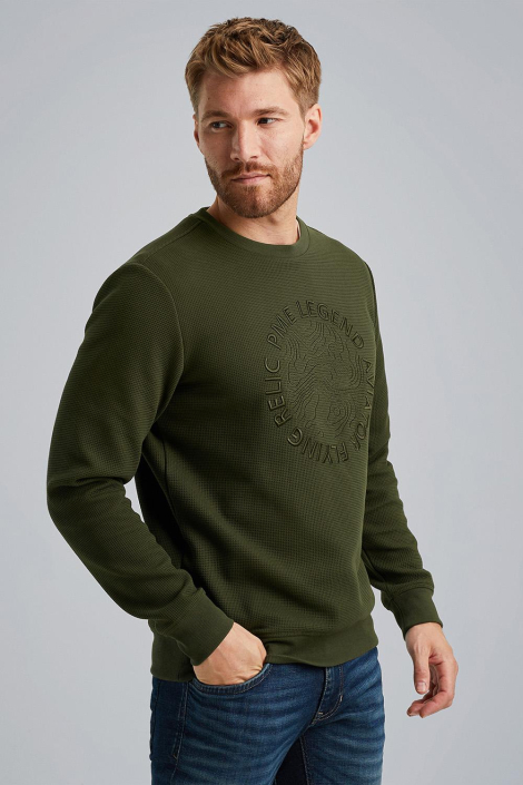 PME legend groene heren sweater