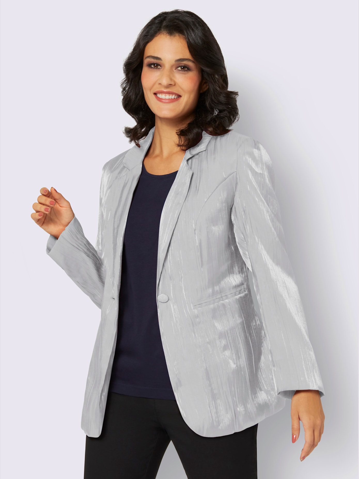 Blazer qualité froissée tendance