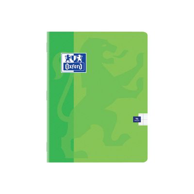 Oxford - Cahier 17 x 22 cm - 96 pages - grands carreaux (seyès) - disponible dans différentes couleurs