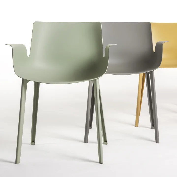 Kartell - Piuma Stuhl, schwarz