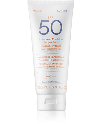 Korres Sun Care Yoghurt Sunscreen Emulsion Body & Face SPF 50 200ml