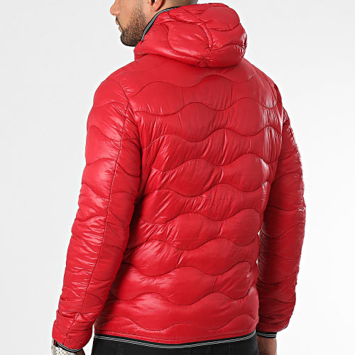 Doudoune Capuche Rouge