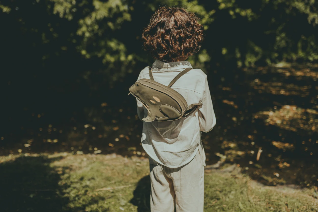 Pierre Backpack | Frog | Stone Nubuck