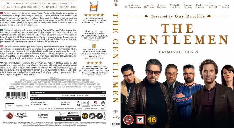 The Gentlemen - 2020 - Blu-Ray