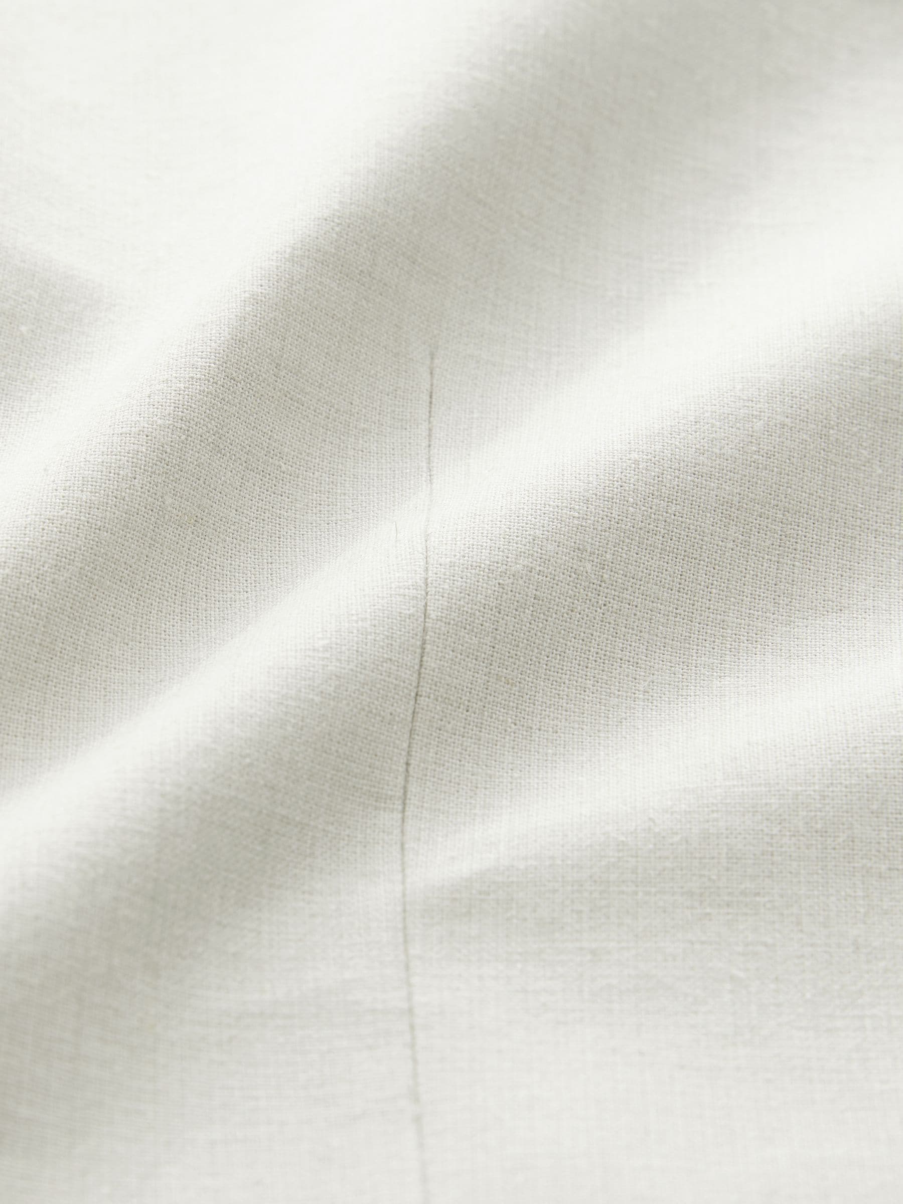 Ecru - Gilet van linnenmix met textuur