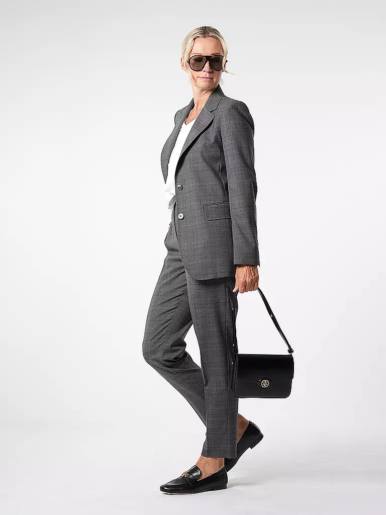 TORY BURCH Ledertasche - Umhängetasche ROBINSON schwarz