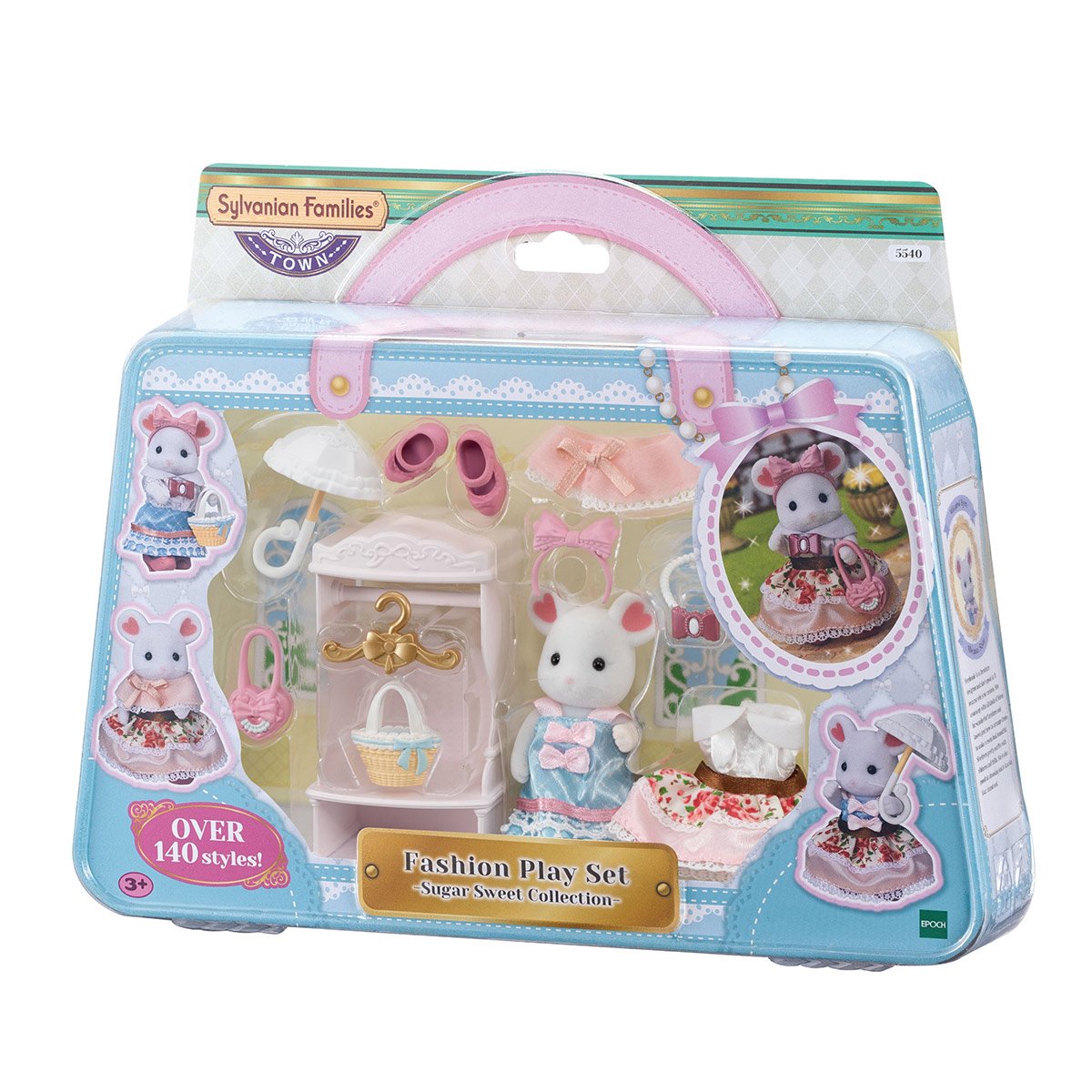 La valisette de mode et grande sœur souris marshmallow - Sylvanian Families 5540
