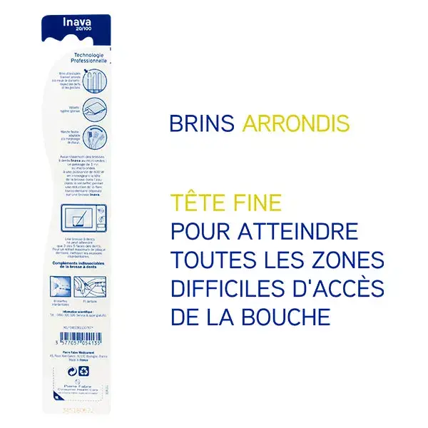 Inava Brosse à Dents 20 100 Souple