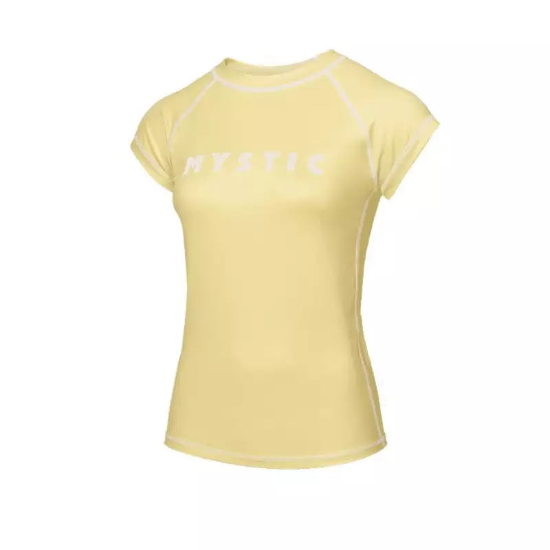 Lycra femme MYSTIC Star S/S Rashvest Pastel Yellow