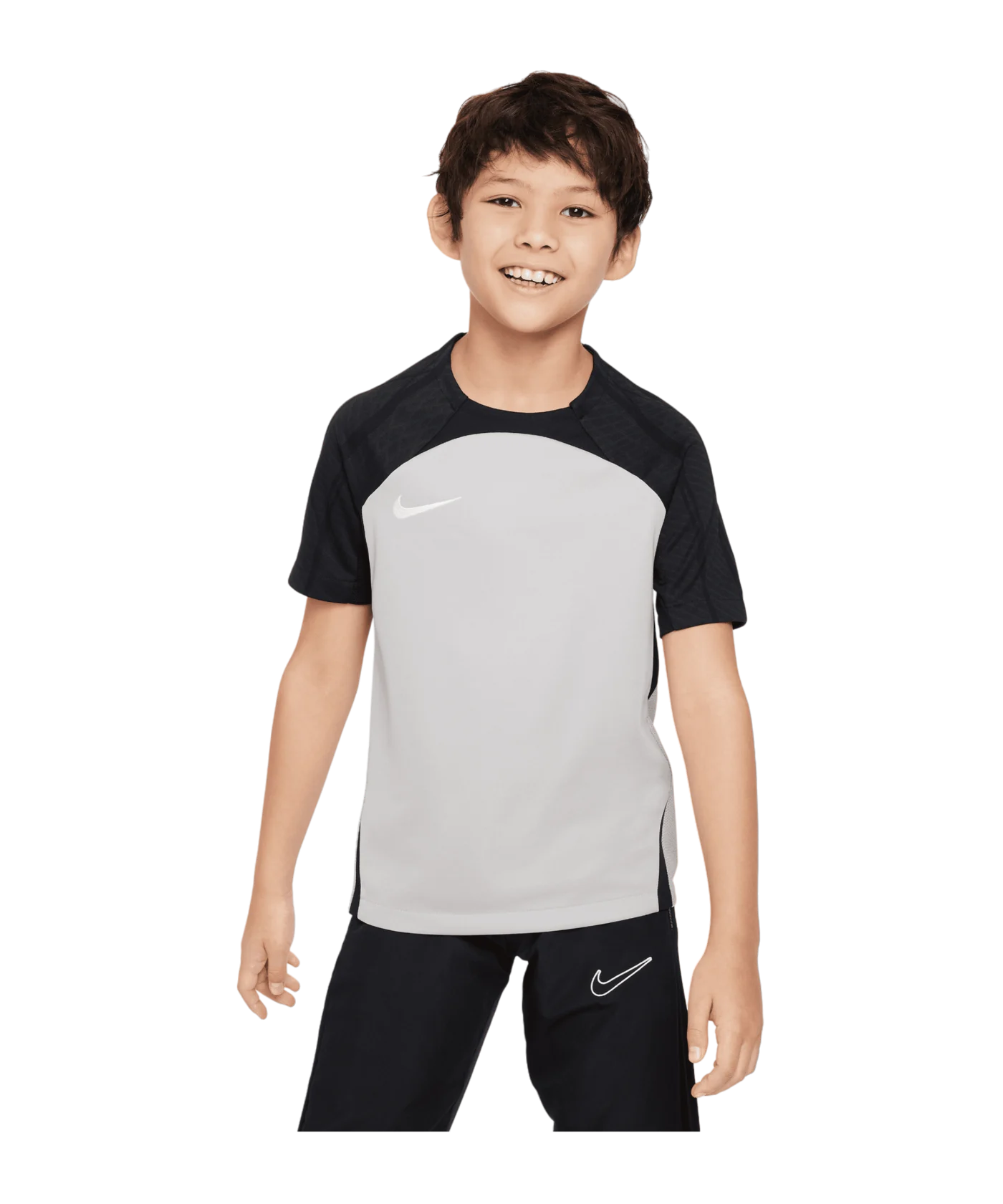 Nike Strike III Trikot Kids Grau Schwarz F052