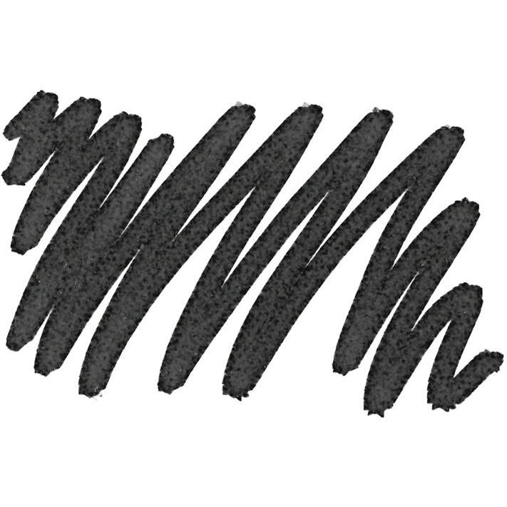 DARWI Marqueur Peinture sur Cuir Pointe Conique Fine 2mm - Noir