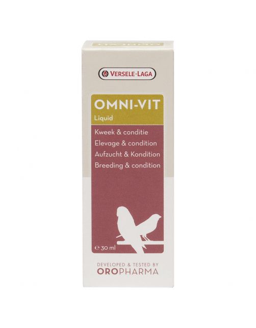 Versele-Laga Oropharma Omni-Vit Liquid Kweek&Conditie - Vogelsupplement - 30 ml