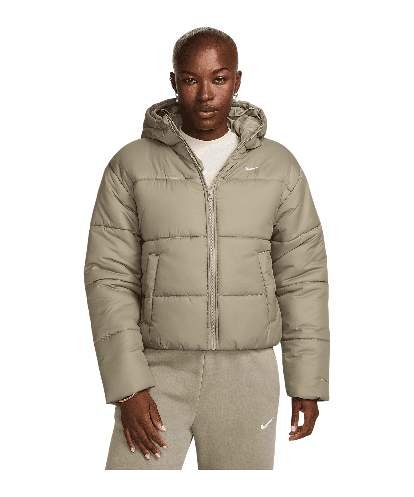 Nike Synfleece Classic Puffer Jacke Damen Grün F321